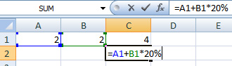 combining operators in microsoft excel